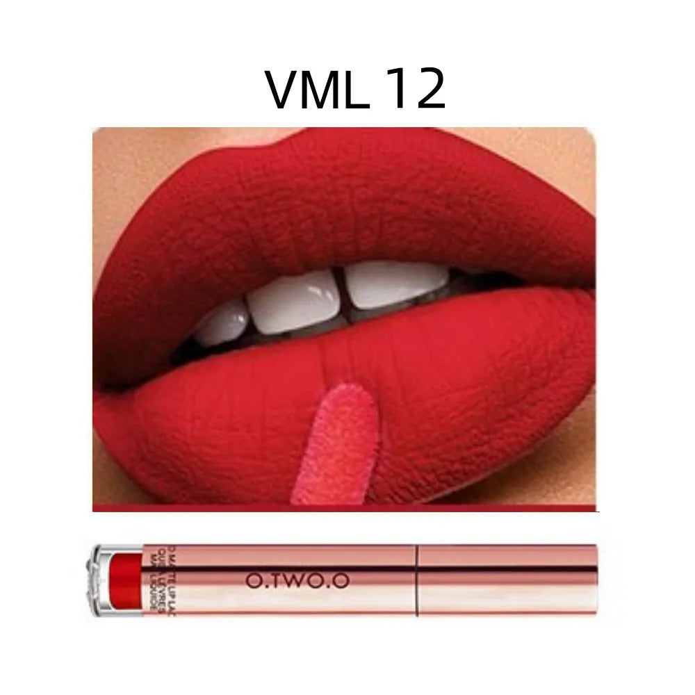 Luxury Makeup by Ann 12 colors High Quality Velvet Matte lipstick.