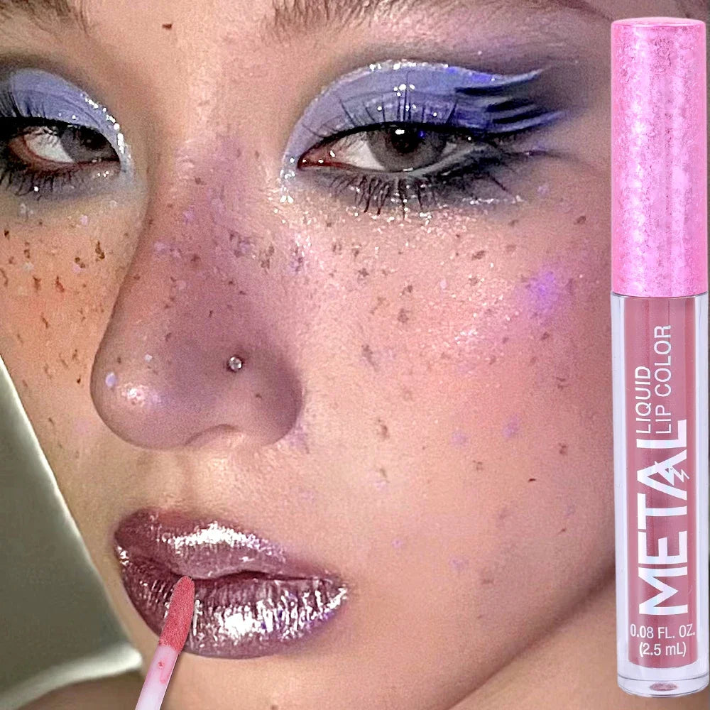 Luxury Makeup by Ann Metallic Glitter Liquid Lipsticks 12 Colors