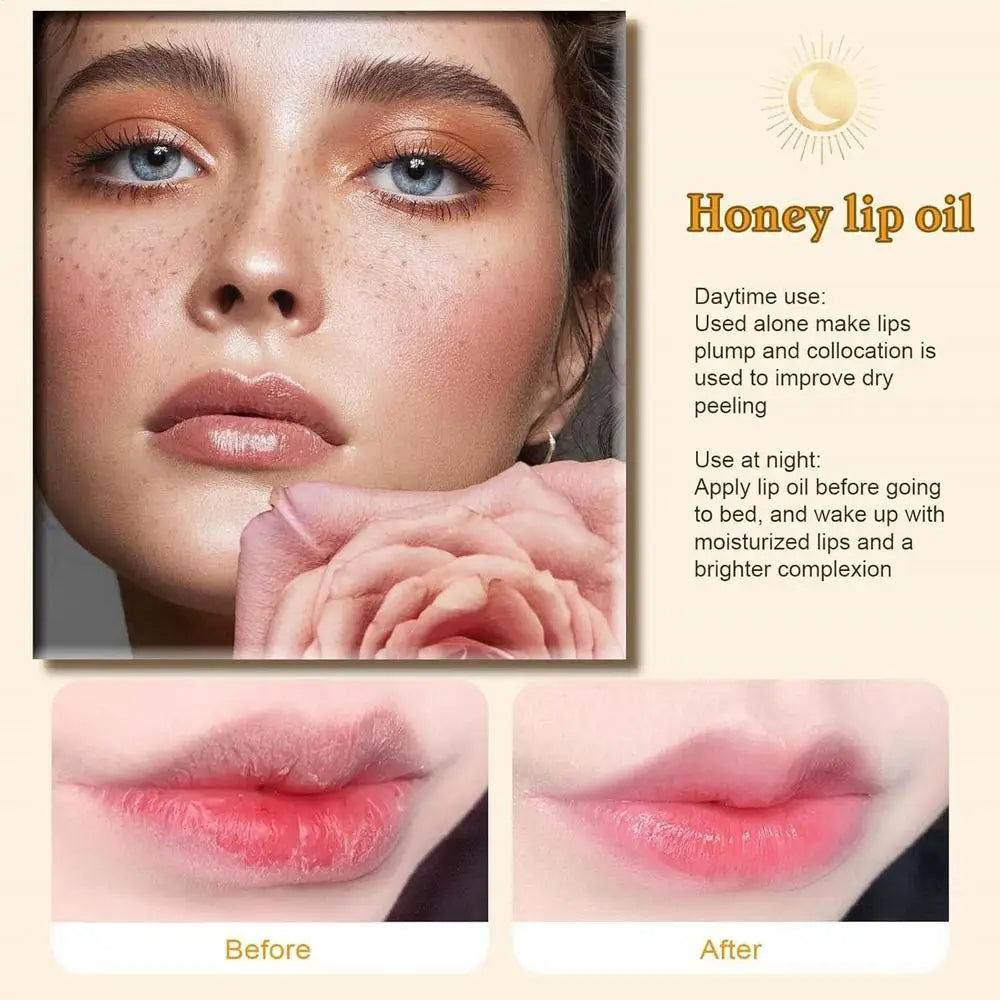 Lovely Honey Pot Lip Gloss Hydrating, High-Shine Lip Balm