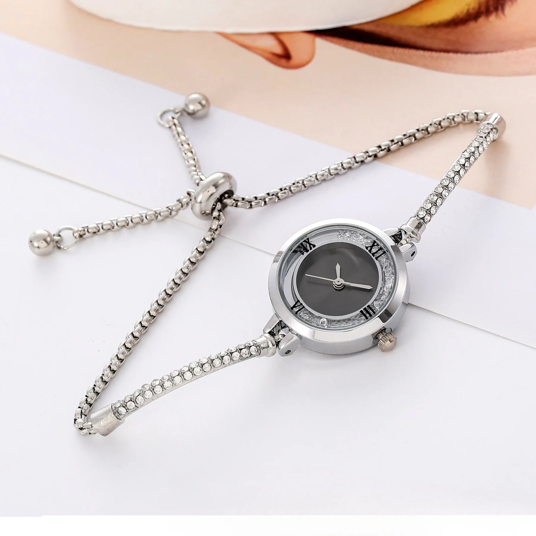 Luxury Women’s Stainless Steel Watch – Elegant Fashion Dress Timepiece