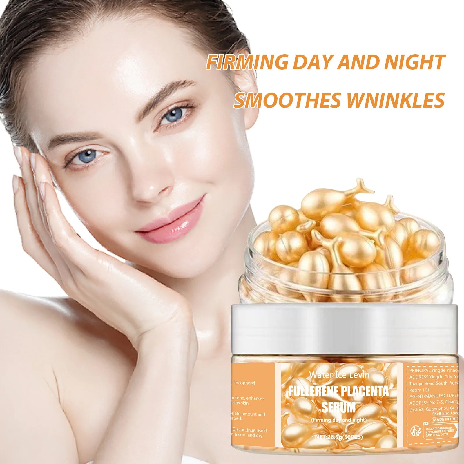 Luxury Serum by Ann  Collagen Face Capsules Anti-Aging, Firming Serum