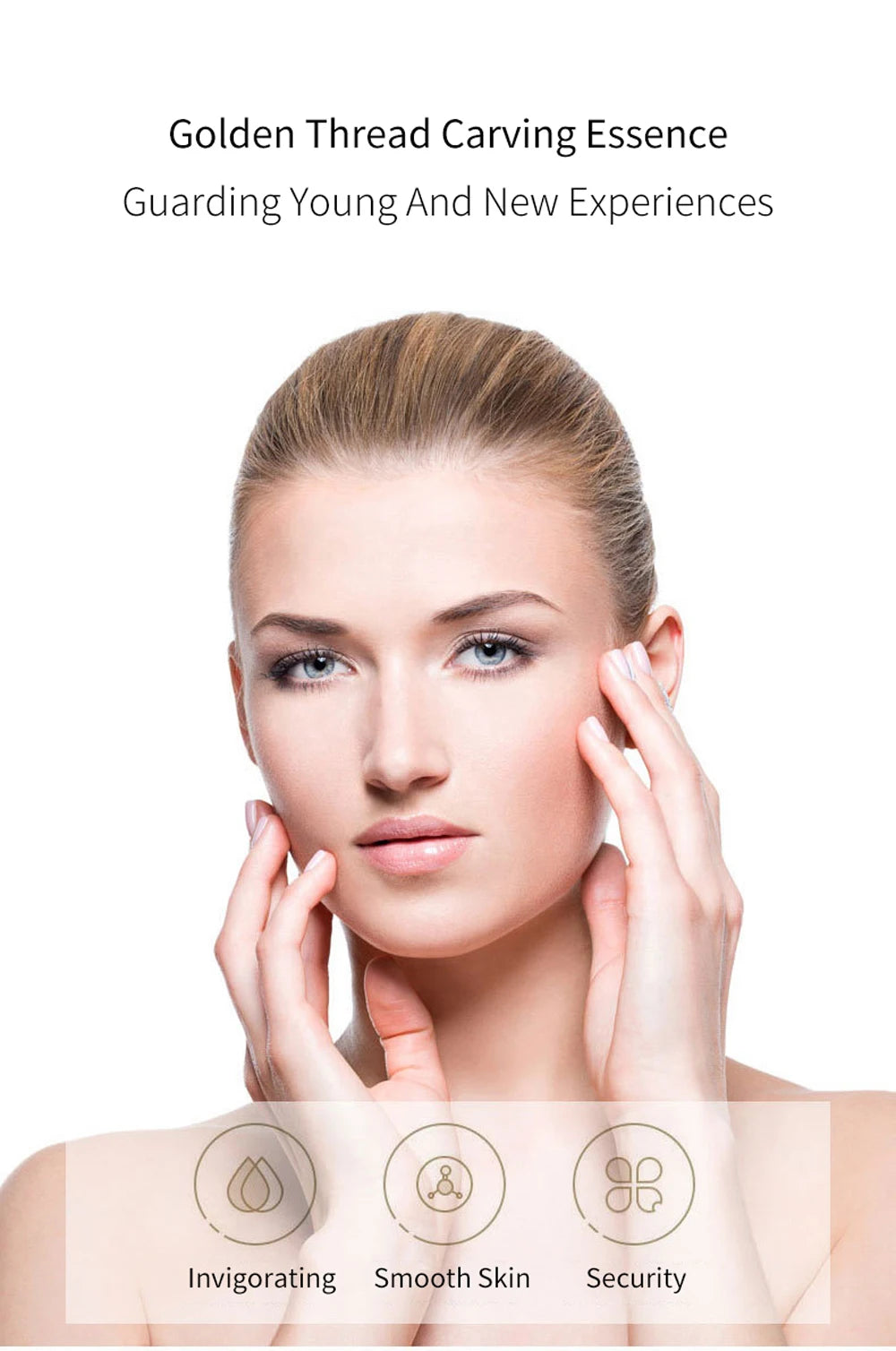 Luxury by Ann Soluble Face Lifting Threads Collagen Facial Essence Protein Peptide Gold Silk