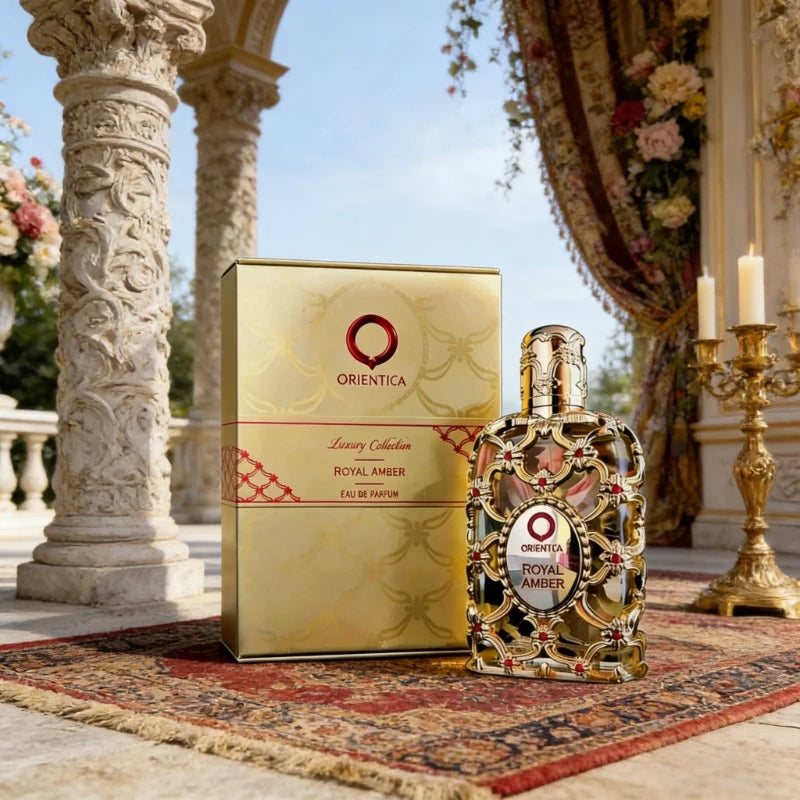 Luxury Arabian Amber Perfume – Long Lasting Fruity Gourmand Eau de Parfum (80ML Unisex)