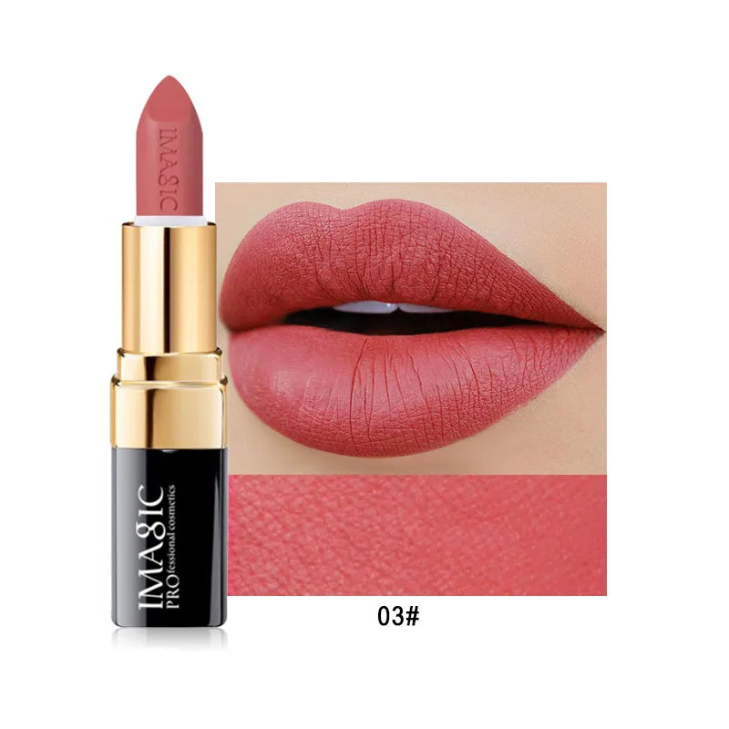 IMAGIC Moisturizing Smooth Lipstick – Long-Lasting Satin Color