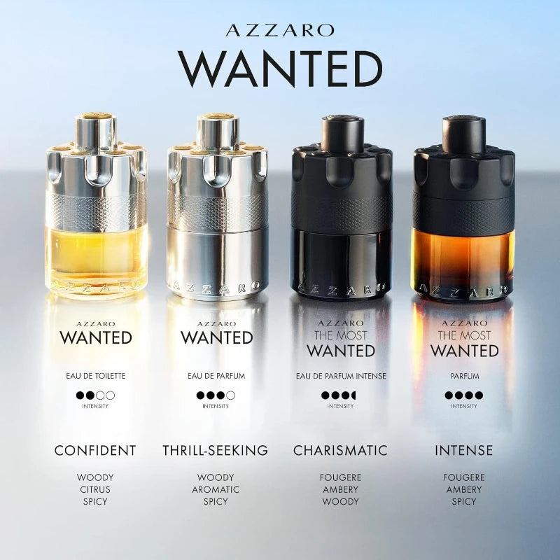 Azzaro The Most Wanted perfume 3.4 oz. 100 ml, rich wood and spicy, full of domineering charm
