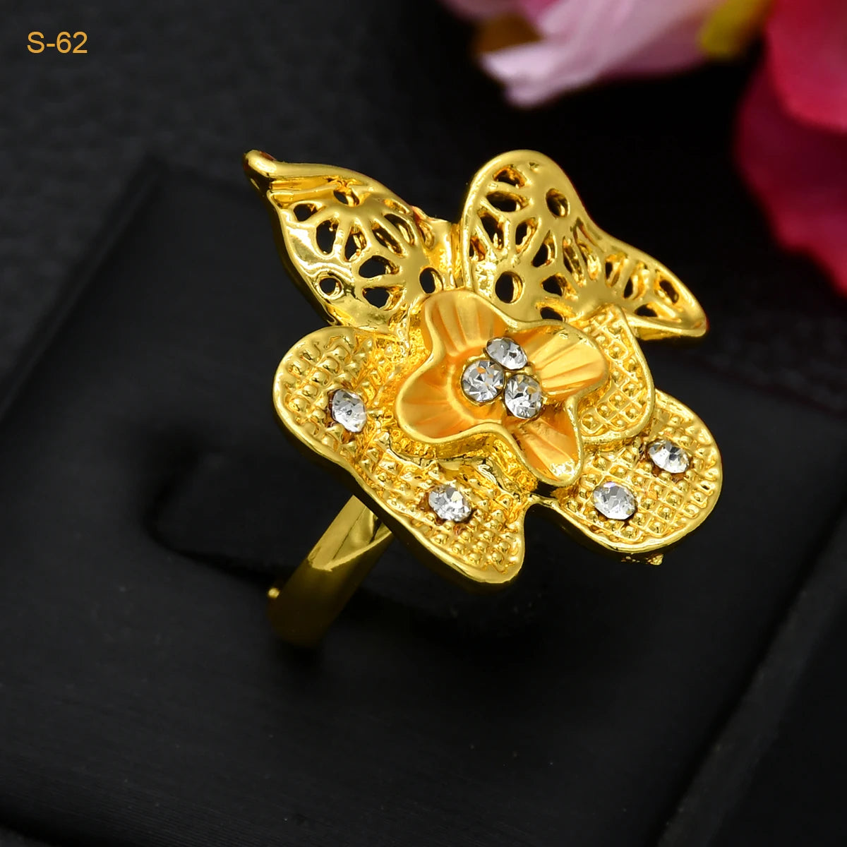 Luxury Indian Bridal Jewelry Set – 24K Gold Color Ethiopian Dubai Necklace & Earrings for Women