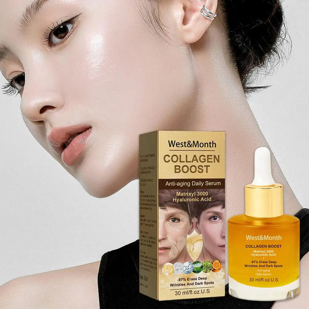 Luxury makeup by Ann Collagen Face Moisturizing Fade Fine Lines Brightening Skin Care