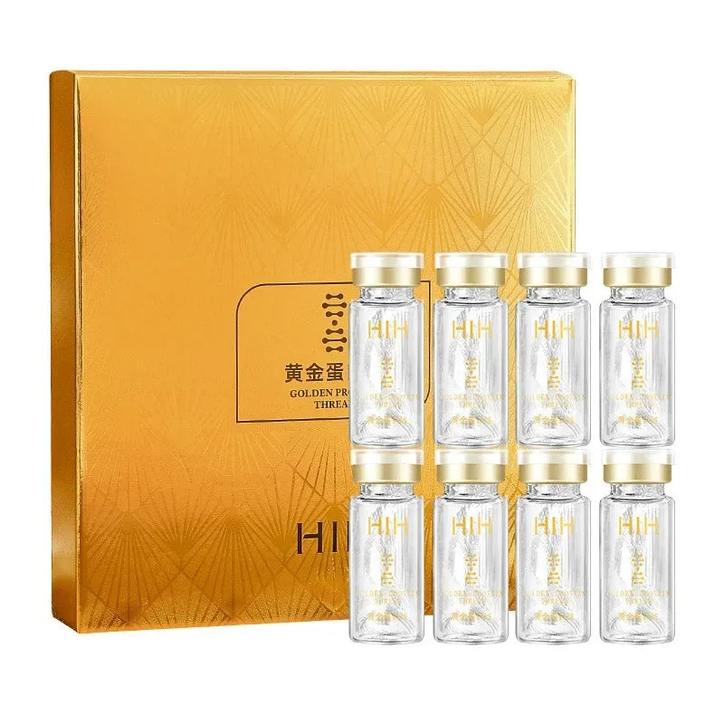 Luxury by Ann Soluble Face Lifting Threads Collagen Facial Essence Protein Peptide Gold Silk