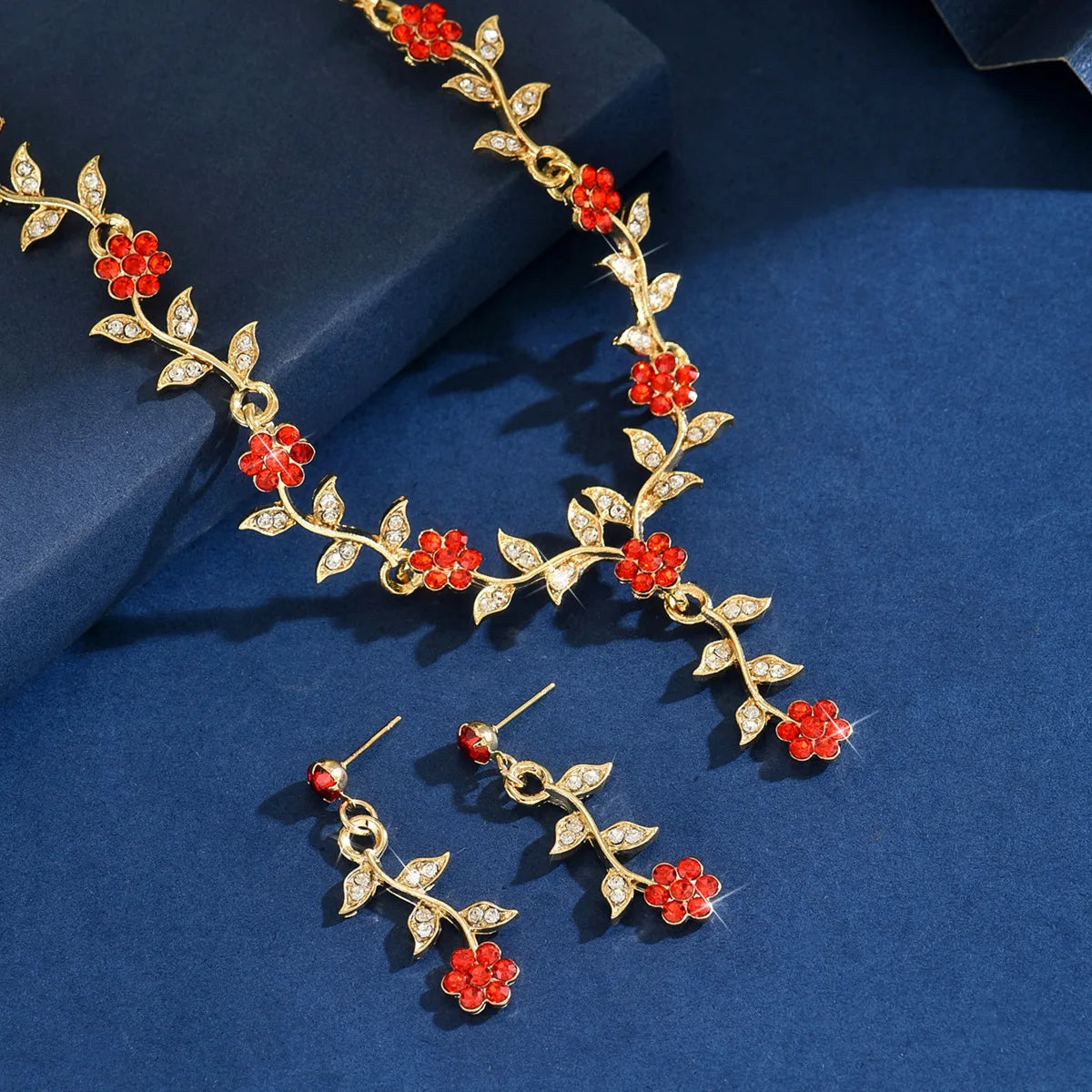 3 pieces of alloy jewelry set for women, wedding jewelry for brides, daily and banquet jewelry for women