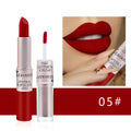 2-in-1 Velvet Matte Lipstick & High-Shine Lip Gloss – Long-Lasting, Waterproof & Non-Stick